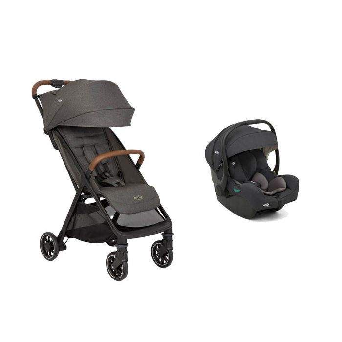 JOIE - Poussette Duo Pact Pro + Siège auto i-Gemm 3 Shell Gray