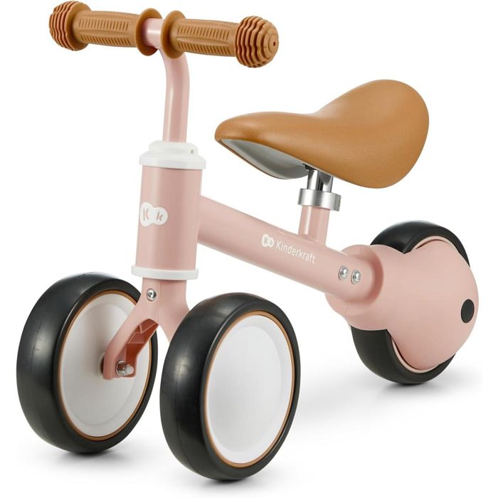 Draisienne tricycle CUTIE - KINDERKRAFT - Rose - 3 roues - Légère et compacte