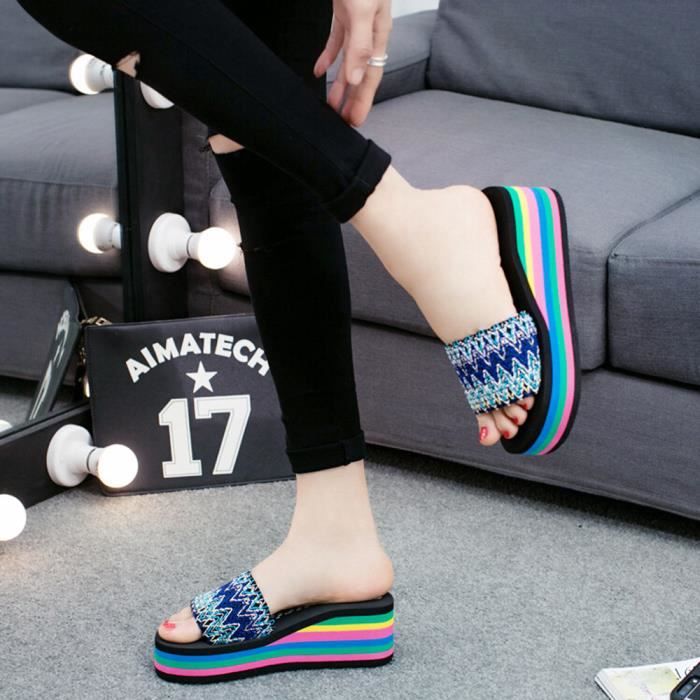 Nouveau Femme Tongs Plage Été curseurs EVA Sandales Surf Filles Chaussures Nouveau Femme Tongs Plage Été curseurs EVA Sandales Surf Filles Chaussures