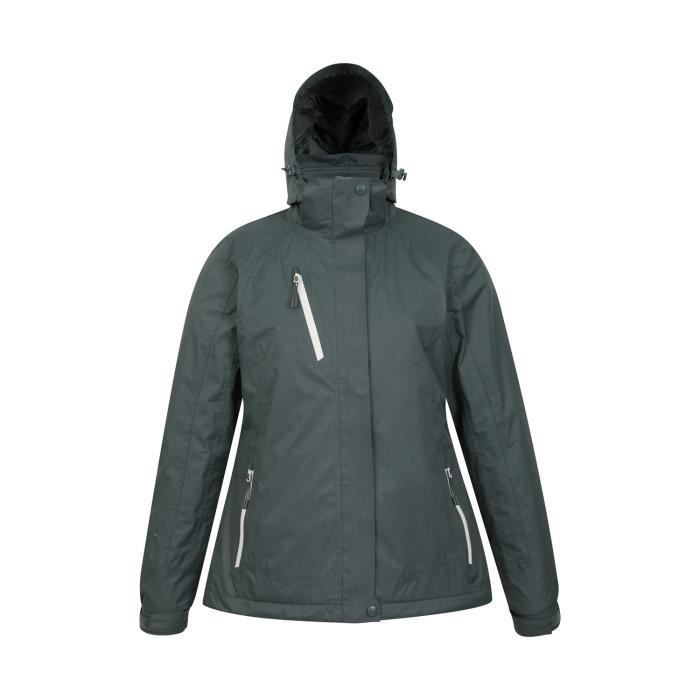 Veste Imperméable 3 En 1 Mountain Warehouse ATLAS Pour Enfant - Taille 7-8 Ans - Verte - Neuf Avec étiquette