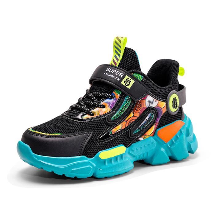 Baskets Garçon Légères Et Respirantes - Chaussures De Sport Antidérapantes Pour école, Running, Quotidien
