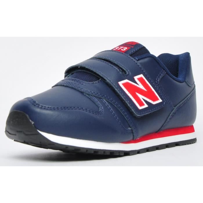 New Balance 373 Baskets Garçons Bleu marine/rouge Cdiscount Chaussures