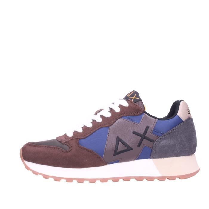 SUN68 Sun68 Sneakers Ecop cuir Homme Marron Z41112 0708