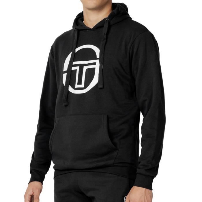 sweat noir homme sergio tacchini stadium