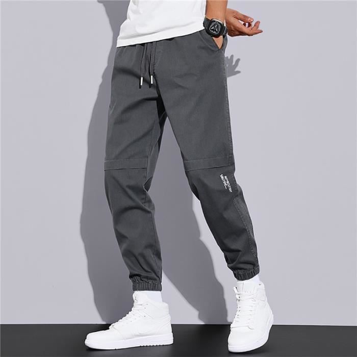 Pantalon Cargo pour homme, jogging grande taille 7XL 8XL 9XL, noir,  plusieurs poches, sarouel, ample, camouflage