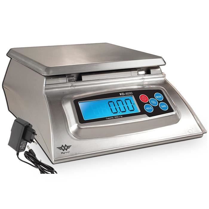 Balance de cuisine PRO 8000 gr précision à 1g - KD8000