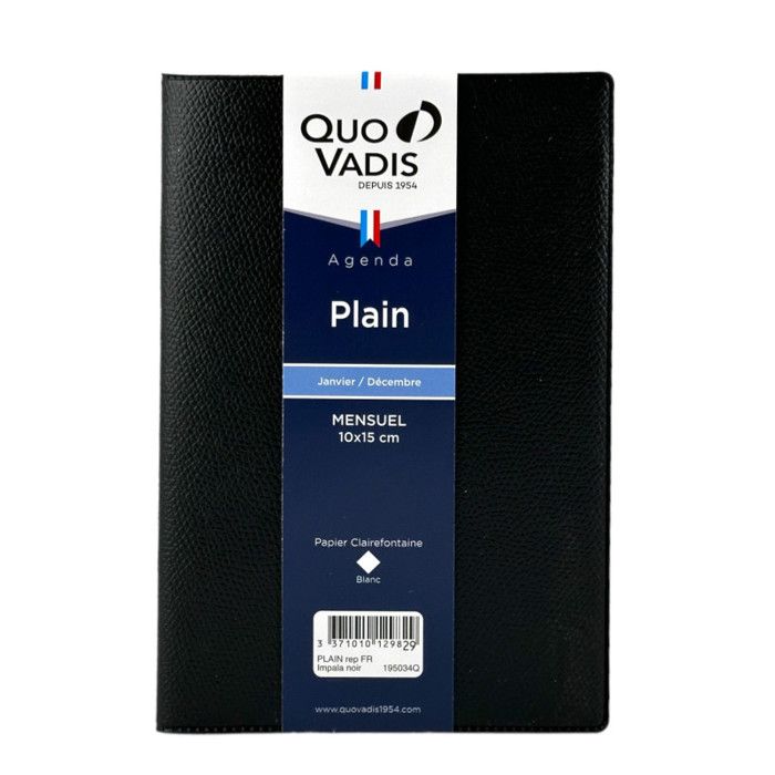 Agenda Quo Vadis TIME & LIFE Pocket | 13 Meses (dic 23 - Dic 24) | Vista Semana A6 (10x15 Cm) | Multilingüe