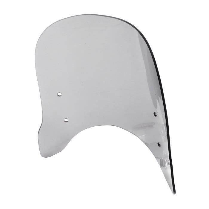 Pare-brise Moto Haute Protection - Anti-vent, Pierre Et Insectes, Pour Phares 5 à 7 Pouces, Noir