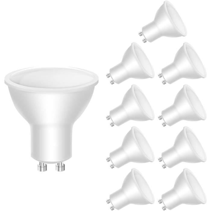 Ampoule LED Réflecteur 5,5W (équivalent 35W) GU10 - Blanc Chaud 3000K - 400lm - Neuf Xanlite