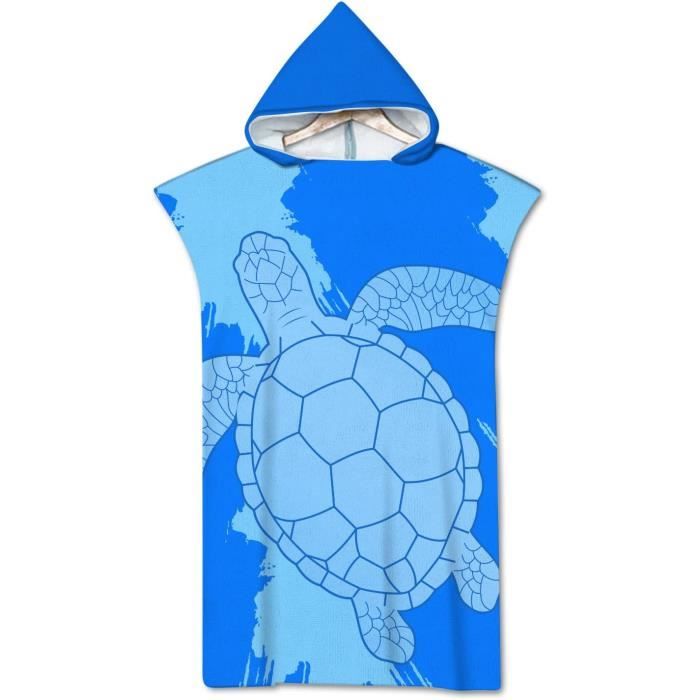 Poncho Spiaggia Microfibra Uomo - Asciugatura Rapida - Foto 4