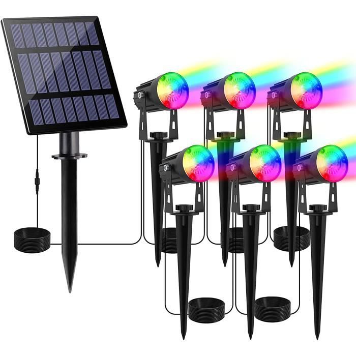 20 Spots Solaires Led Étanches Ip65 Pour Aménagement Paysager Extérieur