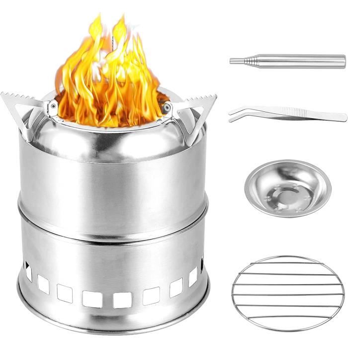 WOHPNLE Réchaud à Alcool Portable Multifonctionnel Pour Camping