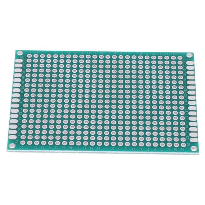 Cartes PCB Universelles Double Face - Lot De 10, 5x7 Cm, Espacement 2,54 Mm, Pour Prototypes électroniques