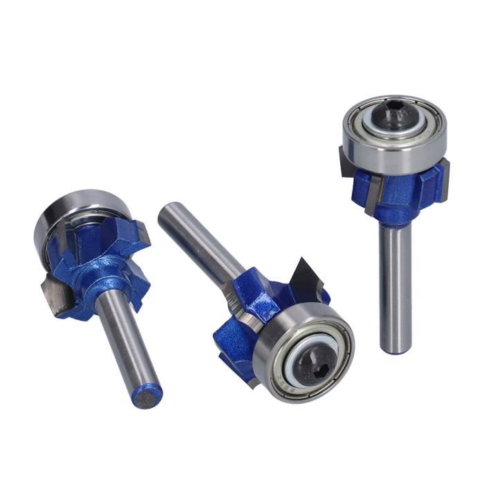 Tbest Corner Rounding Edge Bits, 1/4in Shank Roundover Router Bit for