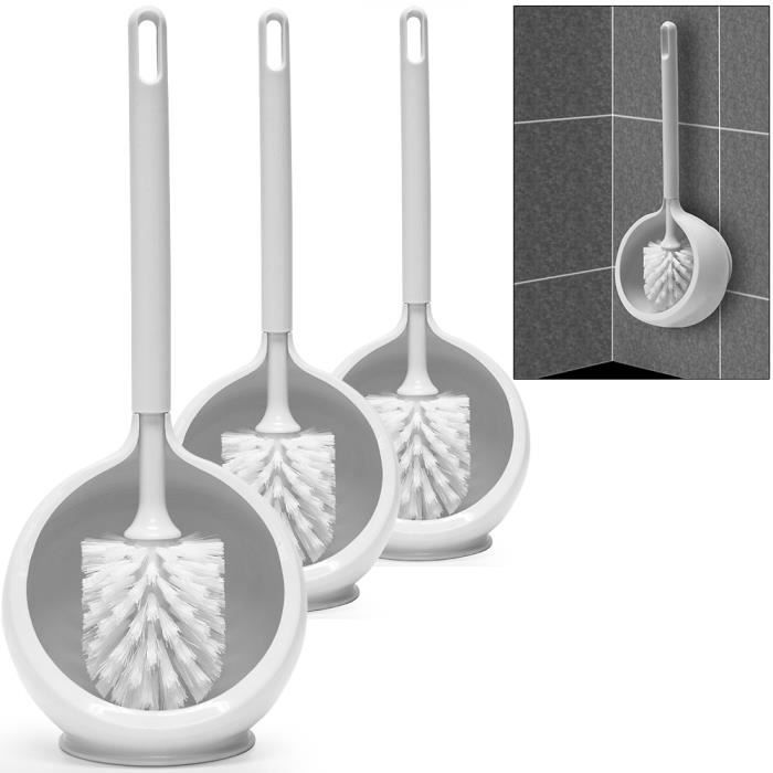 3x brosse de toilette WC avec supports - Cdiscount Au ...