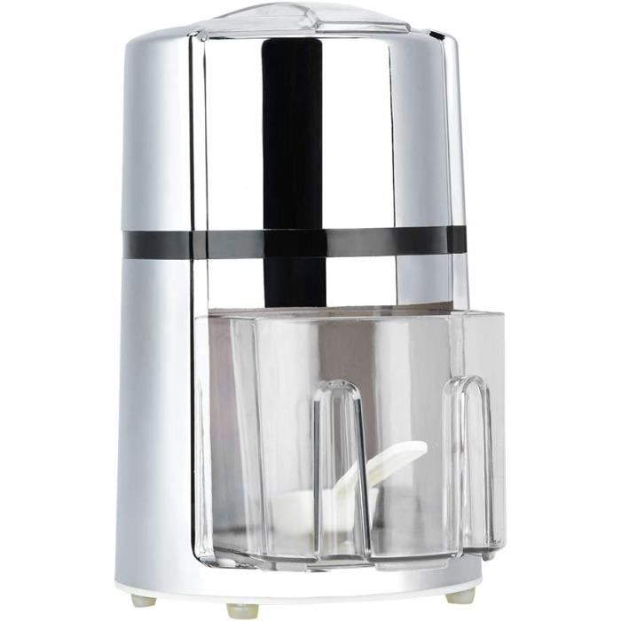 Broyeur à Glace Manuel Portable - Machine à Glace Pilée, Lame Acier Inox, Parfait Pour Cocktails Et Smoothies