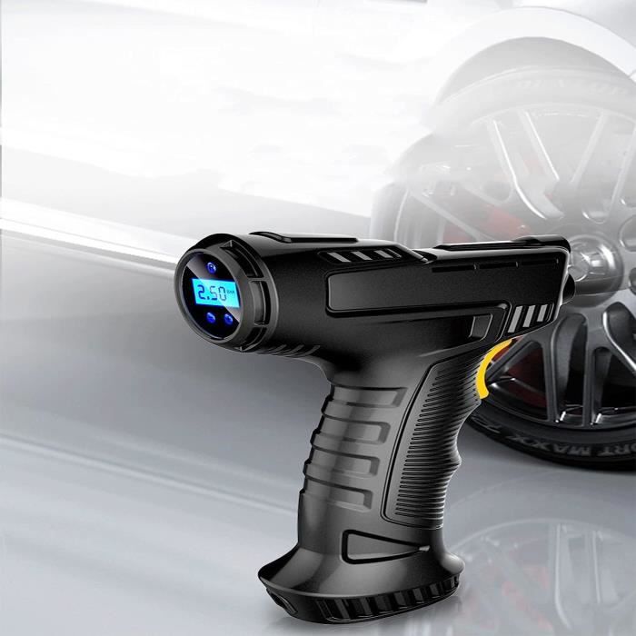 Gonfleur électrique Sans fil - Mini Compresseur - 10 bar