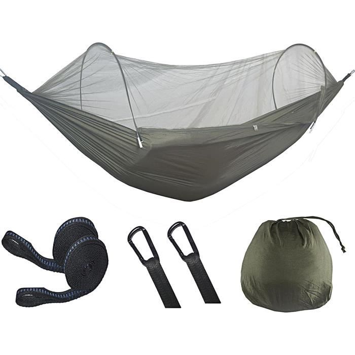 Hamac De Voyage 2 Personnes Cascade Mountain Tech - Bleu Portable En Nylon