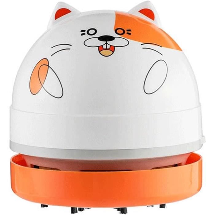 Mini Aspirateur De Bureau Portable - Dessin Animé Mignon - Pour Clavier, Voiture, Miettes - 7