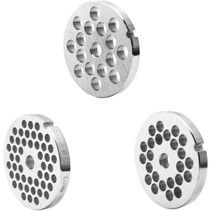 Disque De Hachoir à Viande Taille 22 (3,0 Mm) Compatible Bizerba Et Autres - Acier Inoxydable