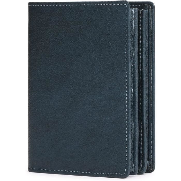 Porte-monnaie en cuir- Fabrication Artisanale Porte-monnaie format