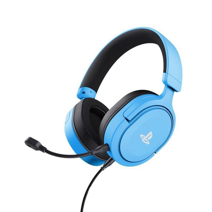 Casque Gaming - TRUST - GXT 498B Forta - PS5 Licence Officielle - Câble 12 m - Confort Optimal