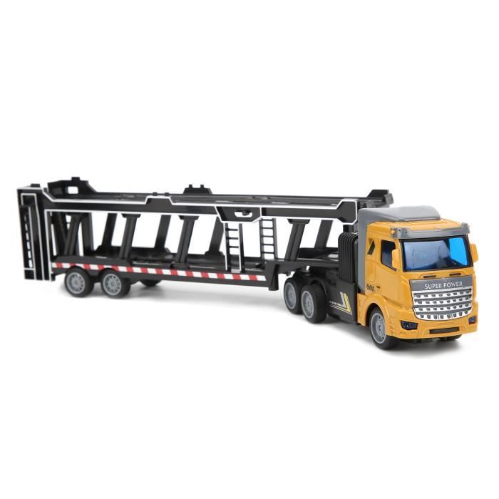 Camion Grue Alliage Pour Enfants - Jouet Véhicule Construction Avec Bras Extensible Et Friction