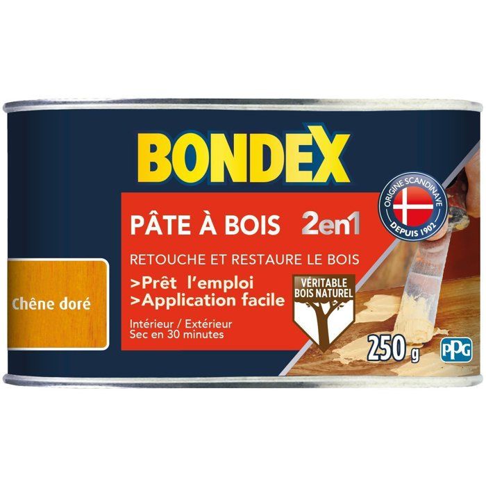 Pâte à bois 2 en 1 Chêne BONDEX - vue 2