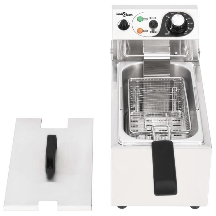 Friteuse Électrique Commerciale En Acier Inoxydable De 10 L Avec Panier