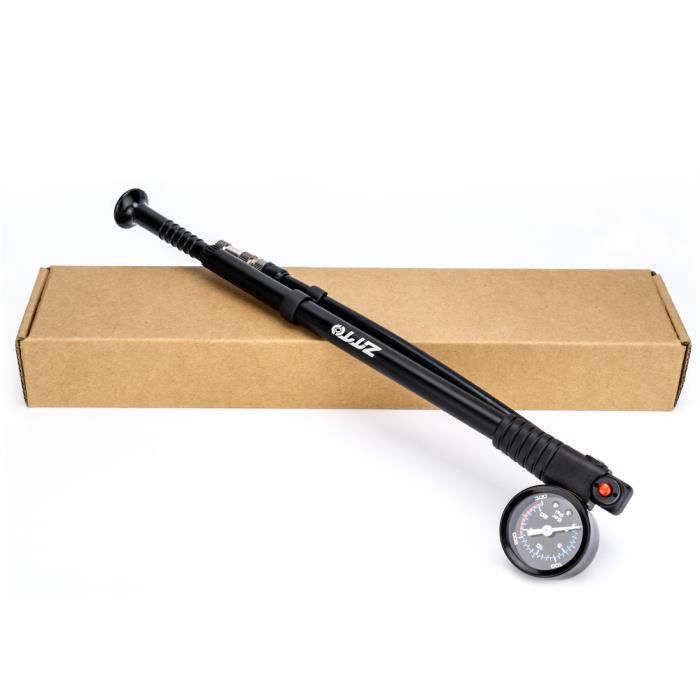 Pompe Vélo Haute Pression 300 PSI - 2 En 1 Pneu + Amortisseur - Compacte Avec Fixation BETO