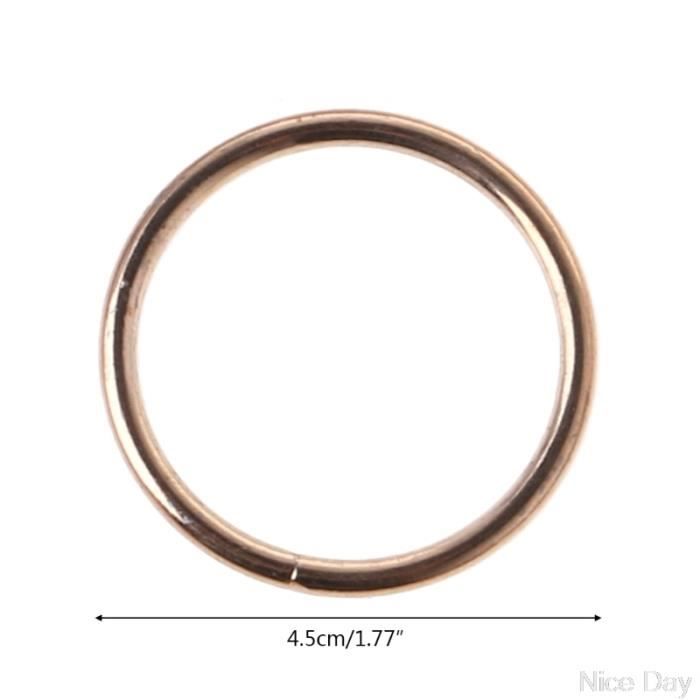 Lot De 2 Anneaux Attrape-rêves Métal Argent – Formes Lune, Couronne, Fleur – Neuf