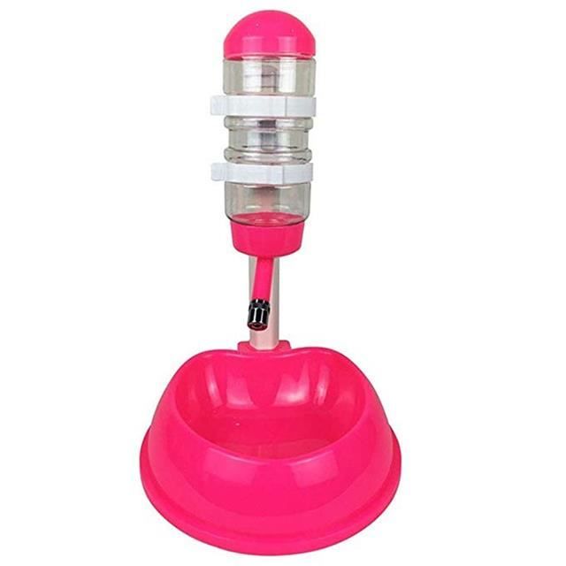 Gamelle pour chien,RougeMangeoire automatique 2 en 1 pour chiens et — free download