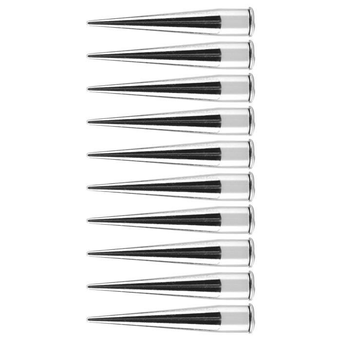 50 Ensembles Goujons à Pointes Cônes 7x10mm + Rivets Arrière - Ton Bronze, Marque Uxcell