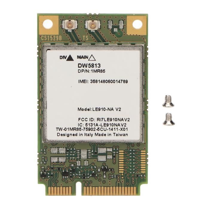 Carte Réseau 4G LTE M.2 Pour Dell Latitude 7280 7290 7480 Etc. - Module 4G 300 Mbps, Avec GPS
