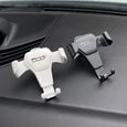 Pour Fiat 500 Blanc - Support de téléphone portable réglable pour grille d'aération de voiture, Support, Supp-1
