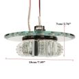 Plafonnier Lampe Pendentif Cristal Moderne Luminaire Eclairage Décor Couloir Maison Restaurant 3W-1