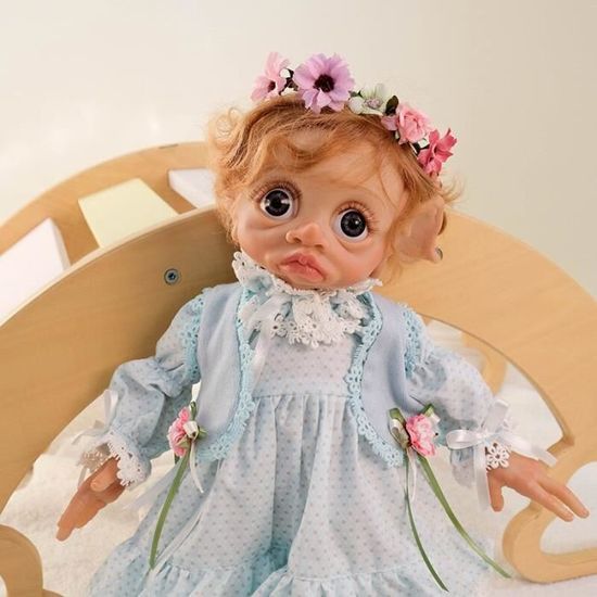 Poupée de renaissance de 42Cm, petite poupée elfe féerique très mignonne  bébé fille garçon fait à la main de haute qualité poupée d'art de paite  détaillée - AliExpress