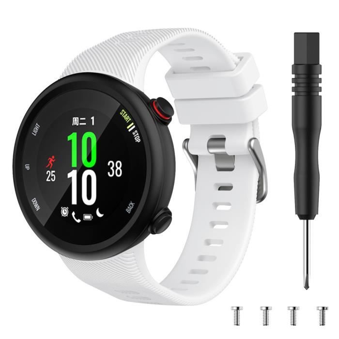 For forerunner 45 BLANCHE Bracelet de rechange en Silicone