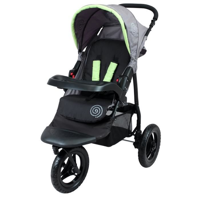 Poussette 3 best sale roues duo