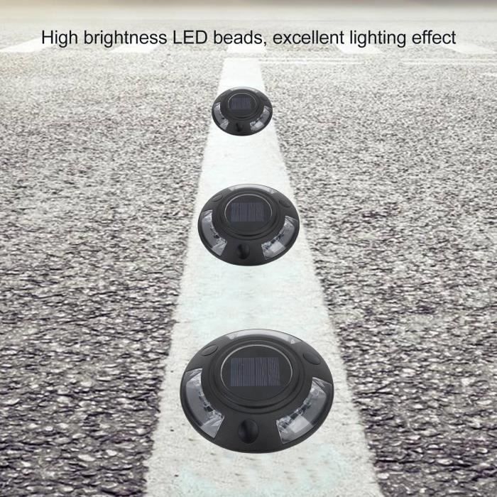 Lampe Solaire De Pont D'allée, IP68 12 LED Accrocheur Lampe De Quai D'allée Sans Danger Pour Le Jardin