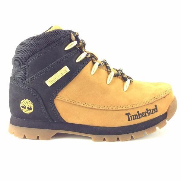 Bottine Cuir Enfant Timberland Euro Sprint Wheat Beige