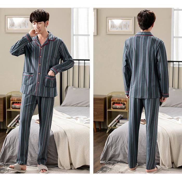 Pyjama a carreaux homme sales