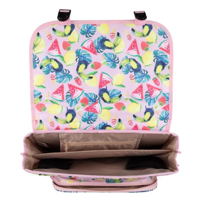 Pick Pack cartable Tropical Fruit 39 cm Multicolore Cdiscount Bagagerie Maroquinerie
