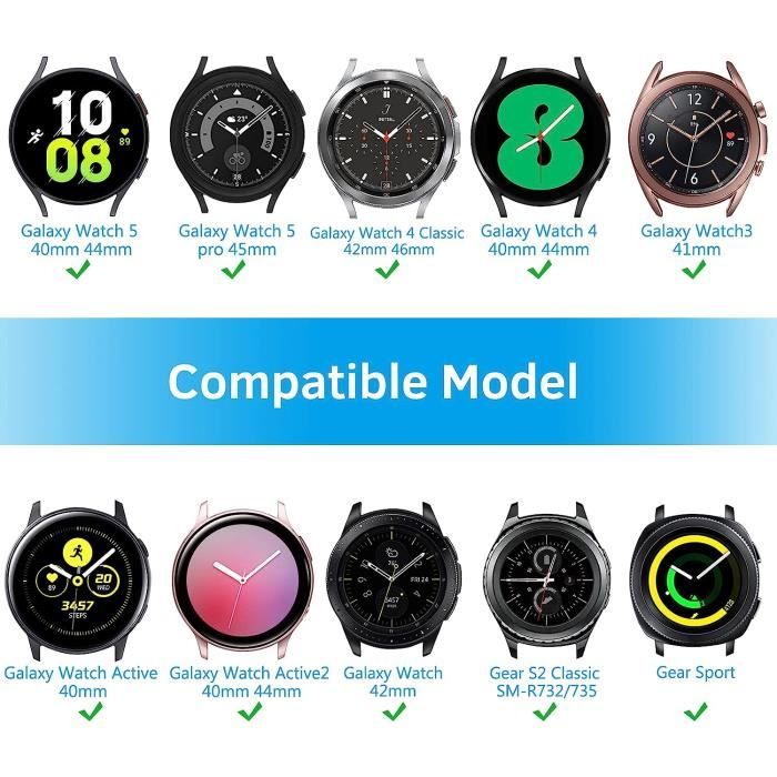 Bracelet Compatible Avec Galaxy Watch 3 41Mm Samsung Galaxy Watch