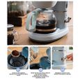 Bear électrique - Machine à Café Filtre - Peut faire du thé parfumé - Bleu-2