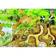 Puzzle en bois Découverte de la nature - GOKI - Moins de 100 pièces - Vert-2