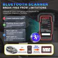 LAUNCH X431 CRP919XBT Valise Diagnostic Auto Multimarque, Contrôle bidirectionnel Sans Fil Bluetooth avec DBScar VII,VAG Guidé,IMMO-2