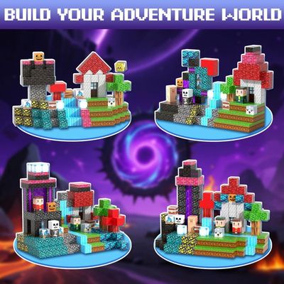 Blocs magnétiques - DIY jouets éducatifs pour enfants magnétique blocs