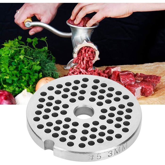 2 Pièces Fixation Pour Hachoir à Viande – Acier Inox Avec Anneau De Raccordement Et Moule à Biscuits
