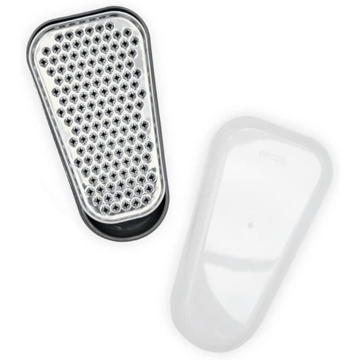 Boîte à Parmesan CÉCOA 3 En 1 - Râpe Incluse - Conservation Et Saupoudrage - 19x10x5.5cm